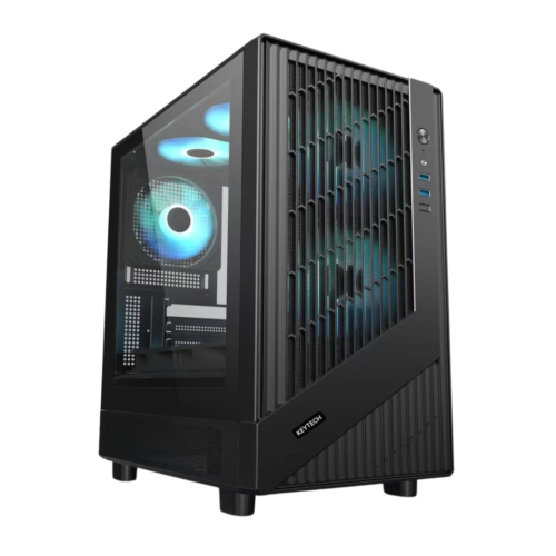 Keytech T5000 MATX Case (Black)