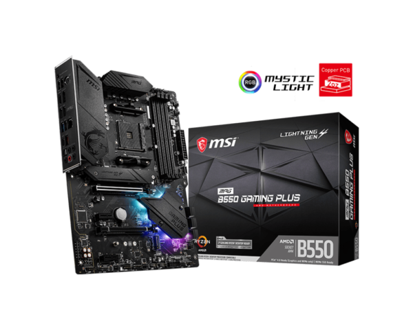 MSI-B550-Gaming-Plus MSI MPG B550 Gaming Plus ATX AM4 Motherboard