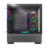 Montech Sky Two Mid Tower ATX Case | 4 ARGB Fans (Black)