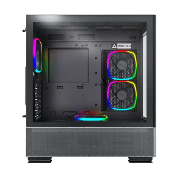 Montech Sky Two Mid Tower ATX Case | 4 ARGB Fans (Black)