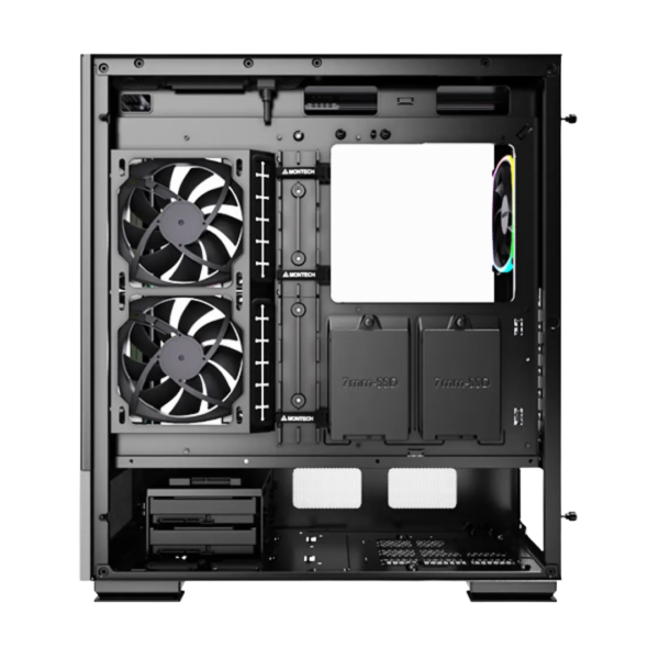Montech Sky Two Mid Tower ATX Case | 4 ARGB Fans (Black)