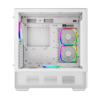 Montech Sky Two Mid Tower ATX Case | 4 ARGB Fans (White)