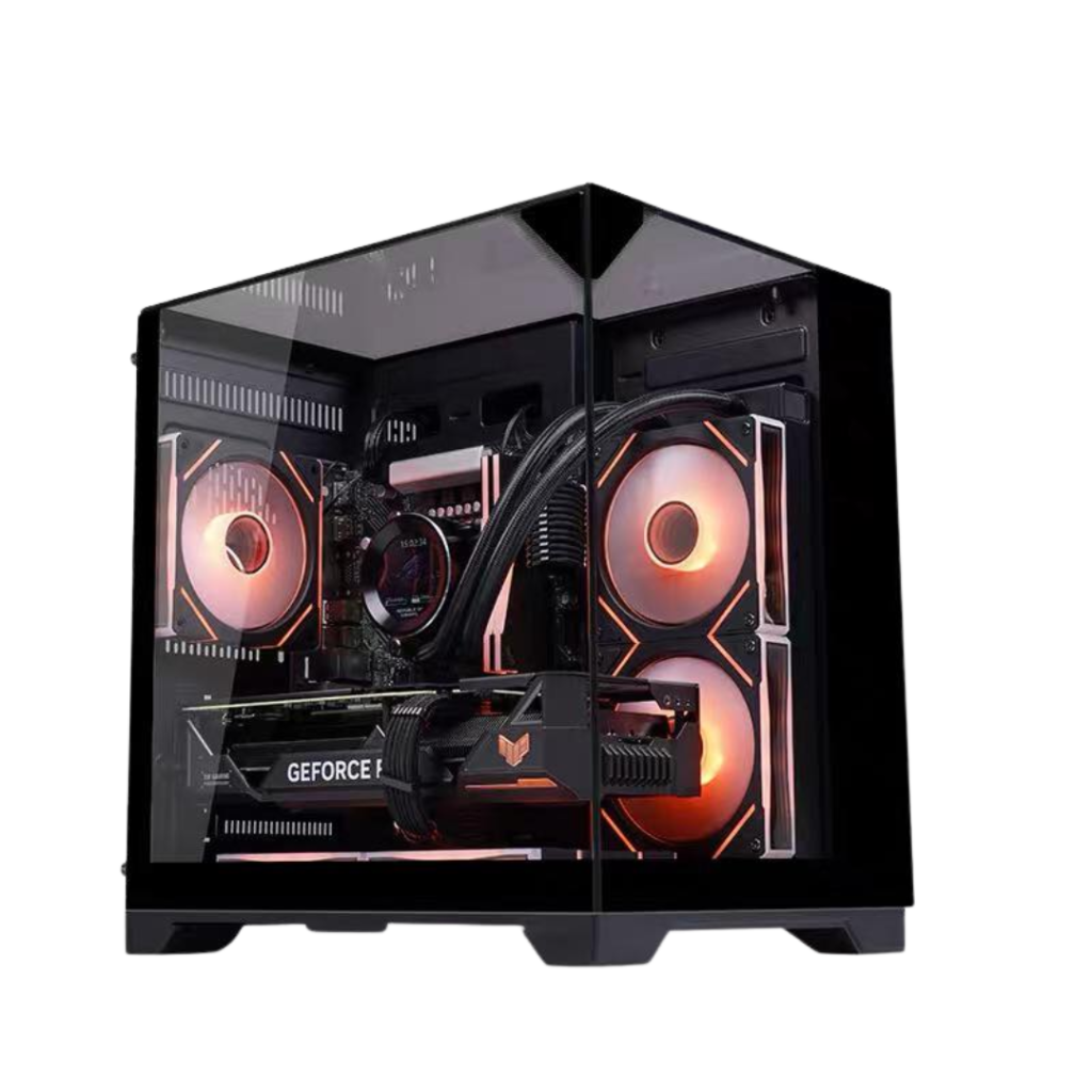 GameKM Buffoon S1 Dual Chamber MATX Case (Black)