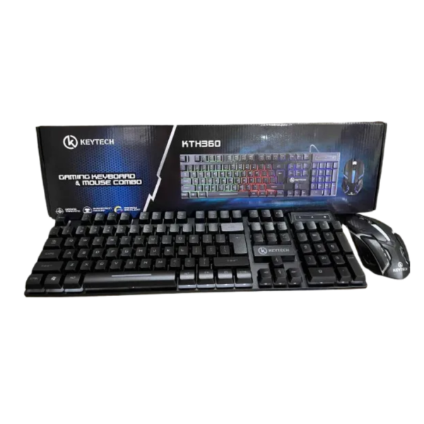 Keytech KTX360 Gaming Keyboard & Mouse Bundle (Black)