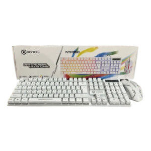 Keytech KTX360 Gaming Keyboard & Mouse Bundle (White)