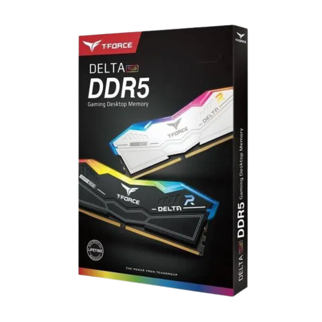 TeamGroup T-Force Delta RGB 32GB (2x16GB) 6000MHz DDR5 Desktop Memory Kit - Black 4
