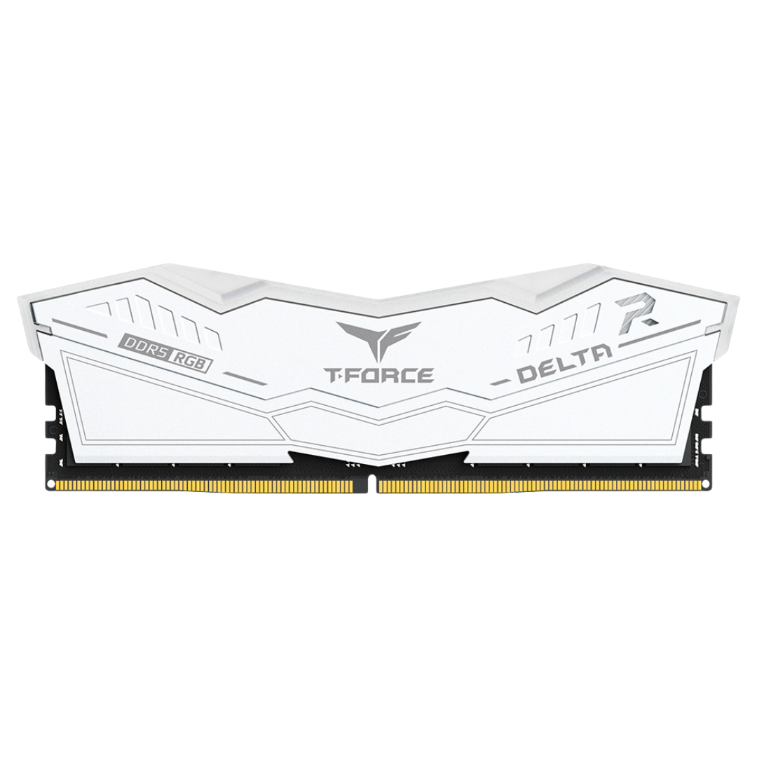 TeamGroup T-Force Delta RGB 32GB (2x16GB) 6000MHz DDR5 Desktop Memory Kit - White 3