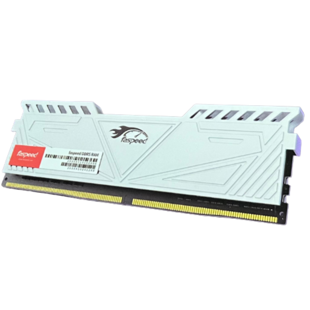 Faspeed 16GB 4800MHz DDR5 Desktop Memory - Silver Heatsink 2
