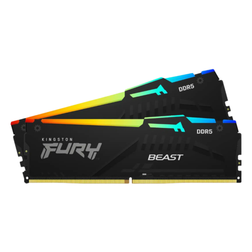 Kingston Fury RGB 32GB (16GBx2) 5200MHz DDR5 XMP RAM (KF552C40BBAK2-32)