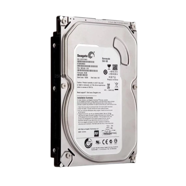 500GB Seagate Barracuda 3.5" SATA Hard Drive (HDD)