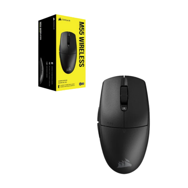 Corsair-M55-Wireless-Mouse Corsair M55 24000 DPI Wireless Gaming Mouse (Black)