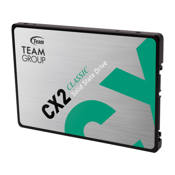 TEAMGROUP-CX2-Classic-SATA-SSD-1 Team Group CX2 2.5" 512GB SATA III 3D NAND Internal Solid State Drive (SSD)
