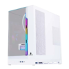 WJCoolman-WJPlus-ATX-PC-Case-With-Screen-White-1 WJCoolman WJPlus Seaview Room ATX PC Case with Screen Display (White)