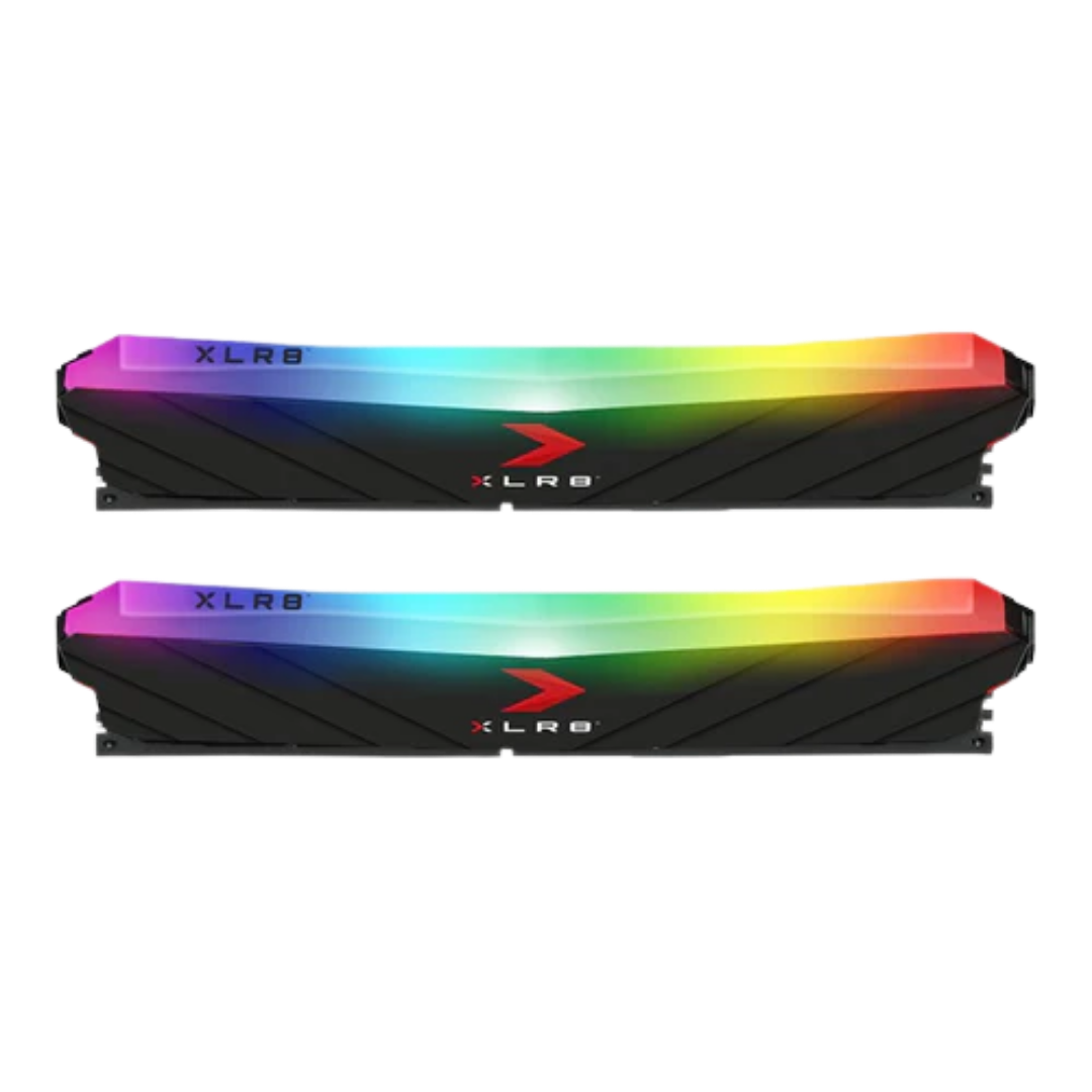 PNY XLR8 Gaming Epic-X RGB 16GB (2x8GB) 3200MHZ RGB DDR4 Desktop Memory Kit - Black 3