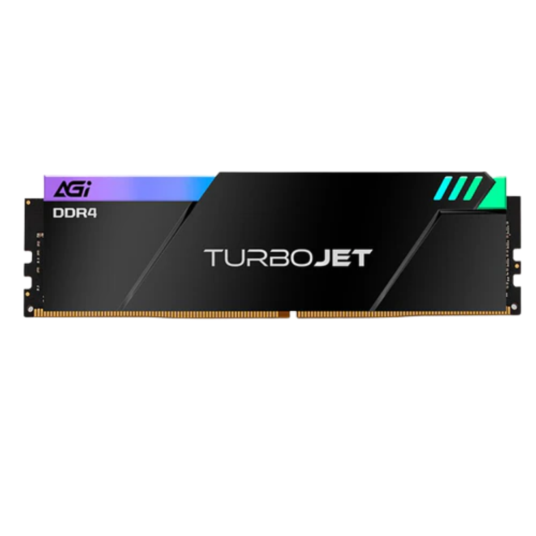 AGI TurboJet UD848 RGB 16GB (2x8GB) 3600MHz DDR4 Desktop Memory Kit - Black 2