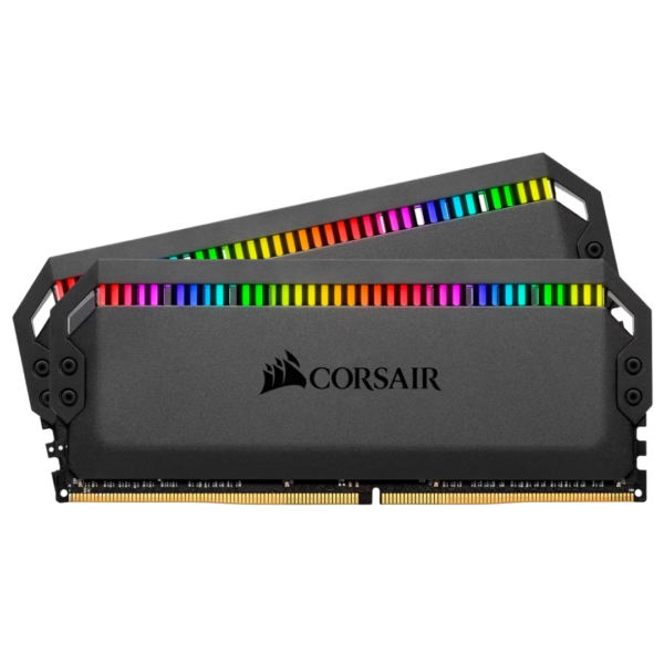 Corsair Dominator Platinum RGB 16GB (2x8GB) 3200MHz DDR4 Desktop Memory Kit - Black