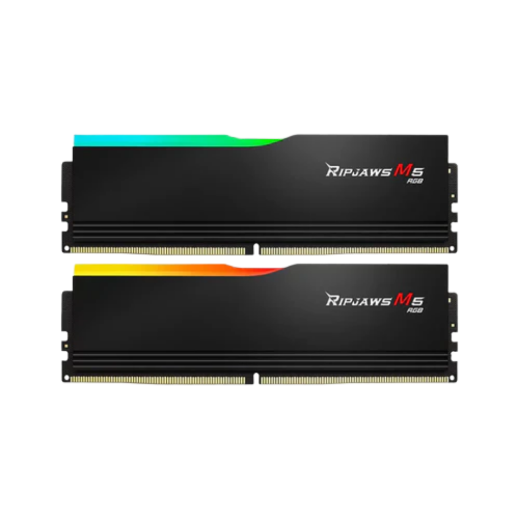 G.Skill Ripjaws M5 RGB 32GB (2x16GB) 5600MHz DDR5 Desktop Memory Kit – Black
