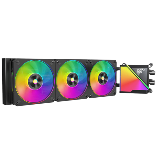 Jungle Leopard Stellar Realm Realm 360mm ARGB CPU Aio Cooler (Black)