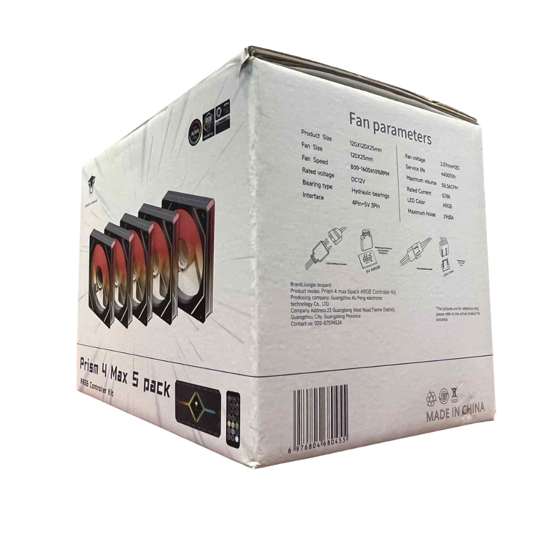 Jungle Leopard Prism 4 Max 5 Pack (BLACK) 3