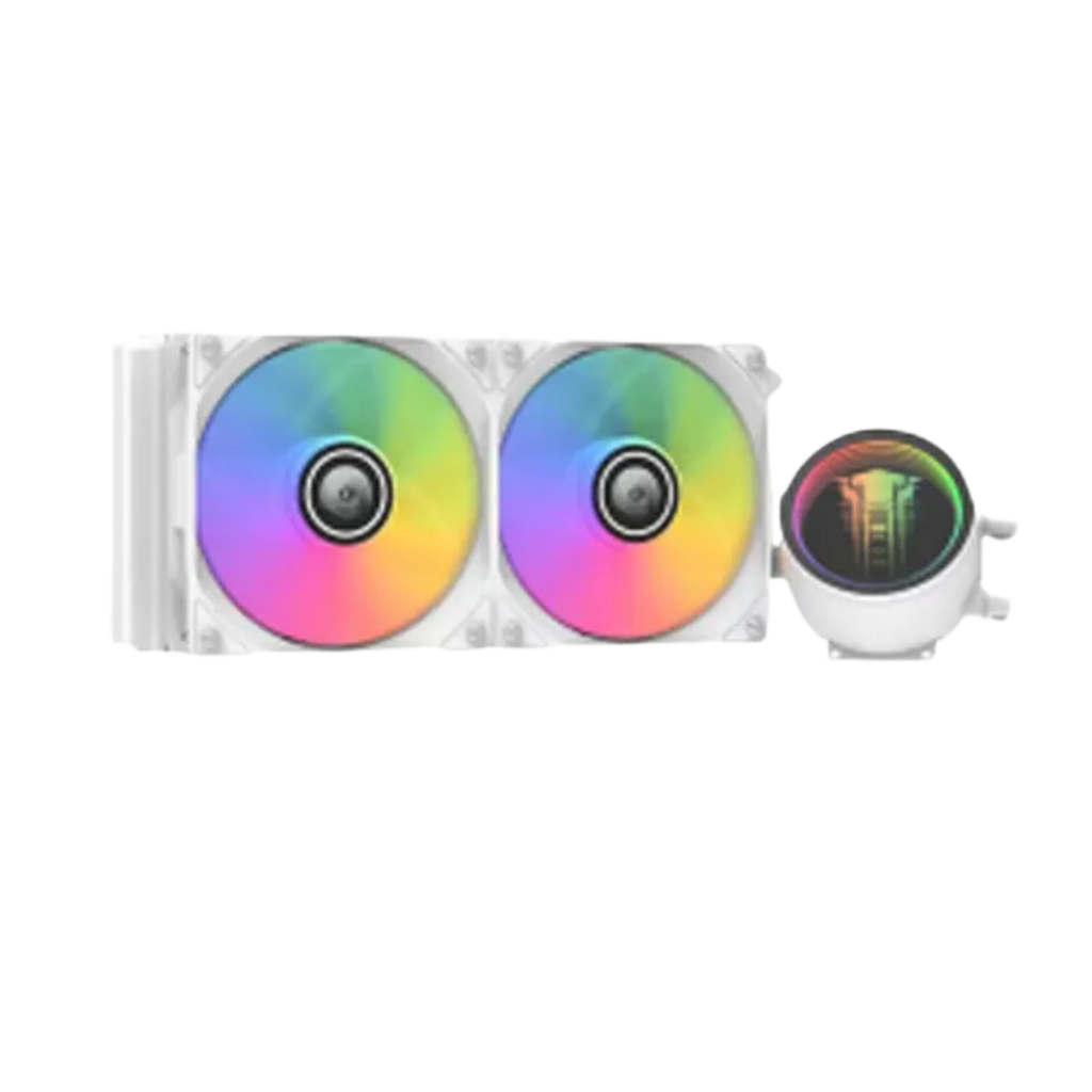 Jungle Leopard 240pTK1 ARGB CPU Liquid Cooler (White)