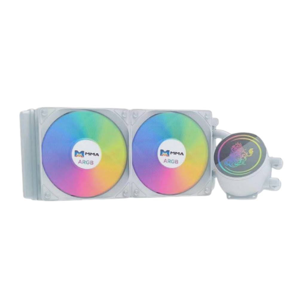 MMA MA240 Liquid CPU Cooler (White)