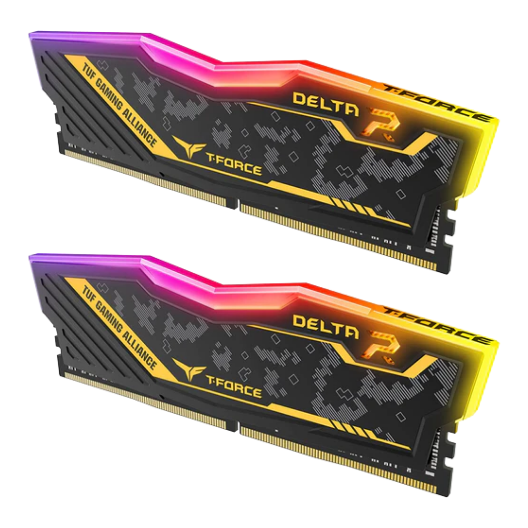 TeamGroup T-Force Delta TUF Gaming Alliance RGB 32GB (2x16GB) 3600MHz DDR4 Desktop Memory Kit 2