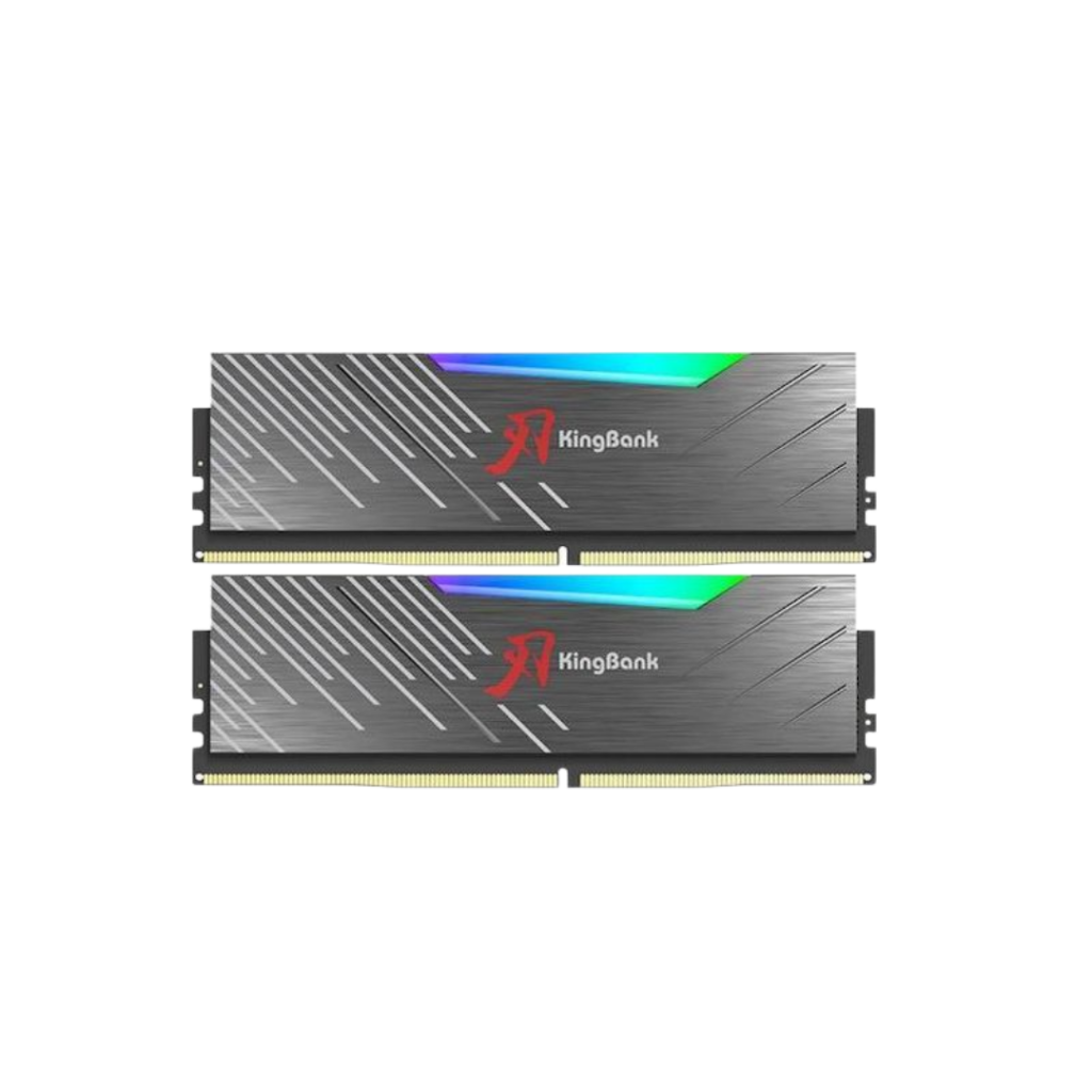 Kingbank Sharpblade RGB 16GB (2x8GB) 3200MHZ DDR4 Desktop Memory Kit – Black