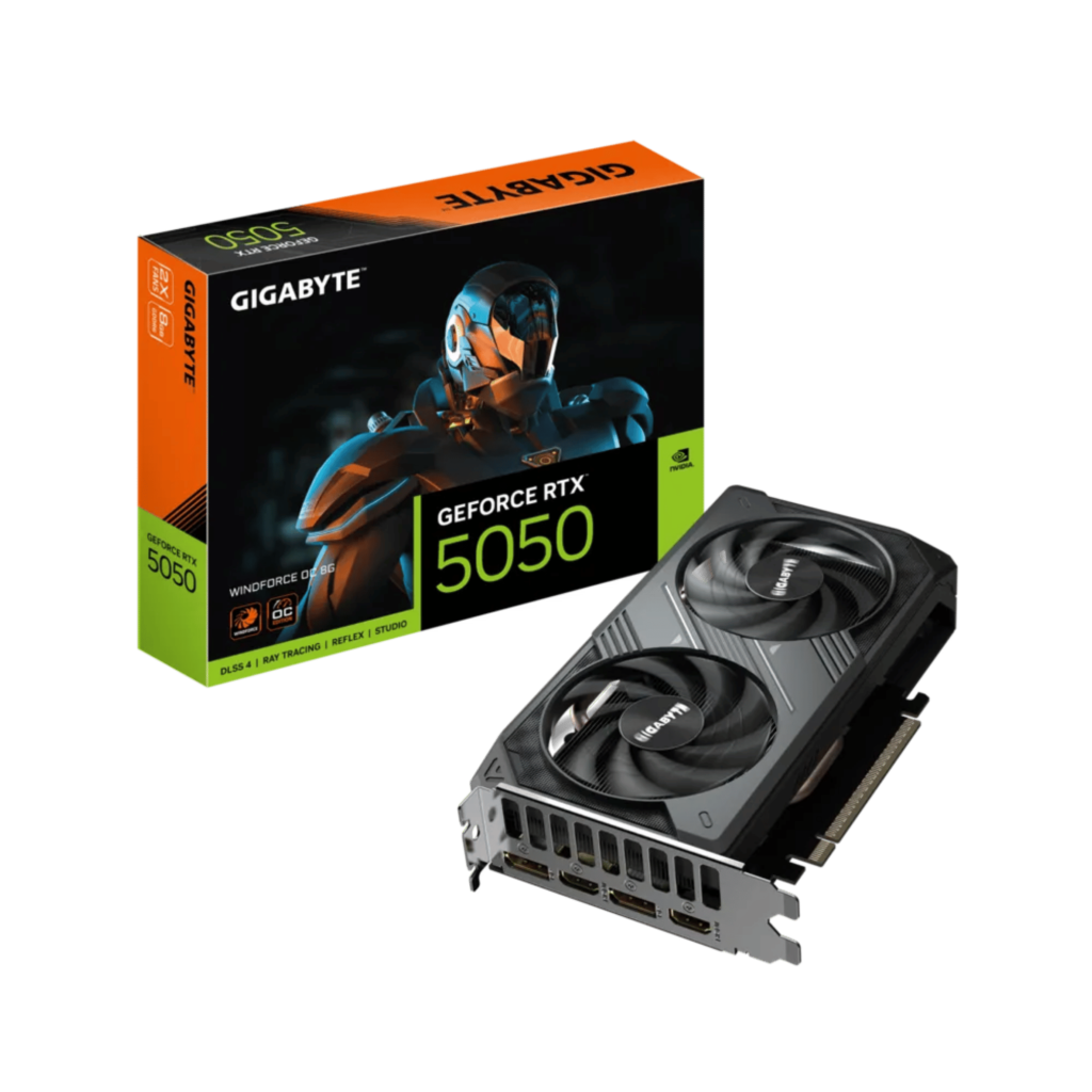 GIGABYTE GEFORCE RTX™ 5050 WINDFORCE OC 8GB Graphics Card