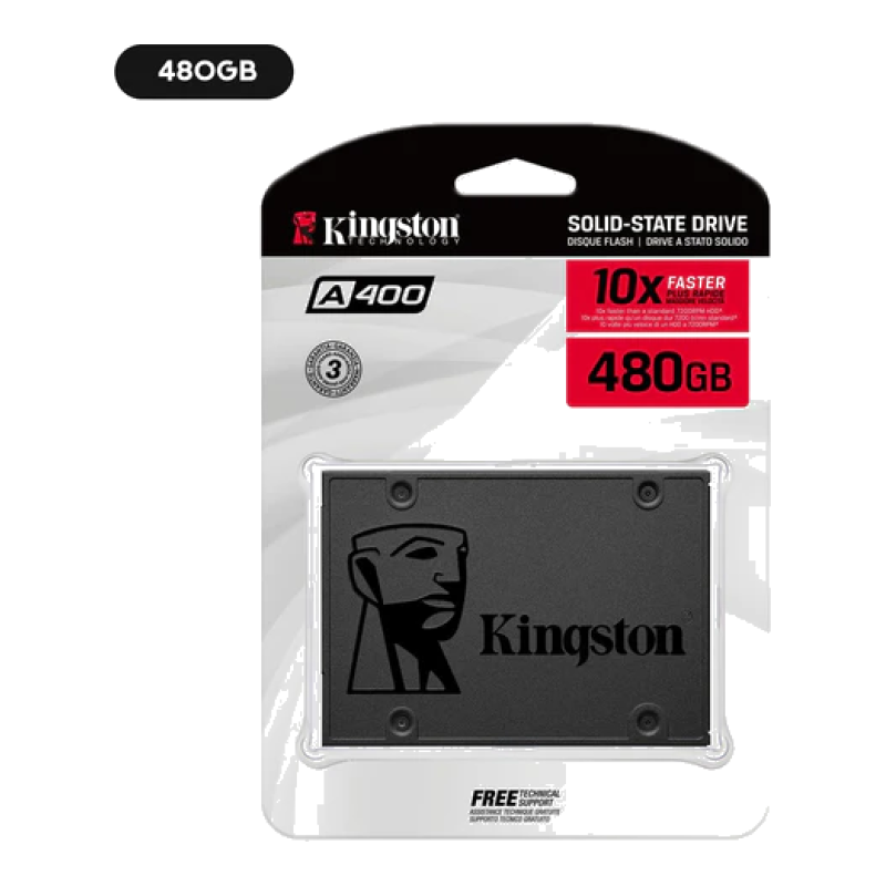 480GB Kingston A400 2.5″ SATA SSD