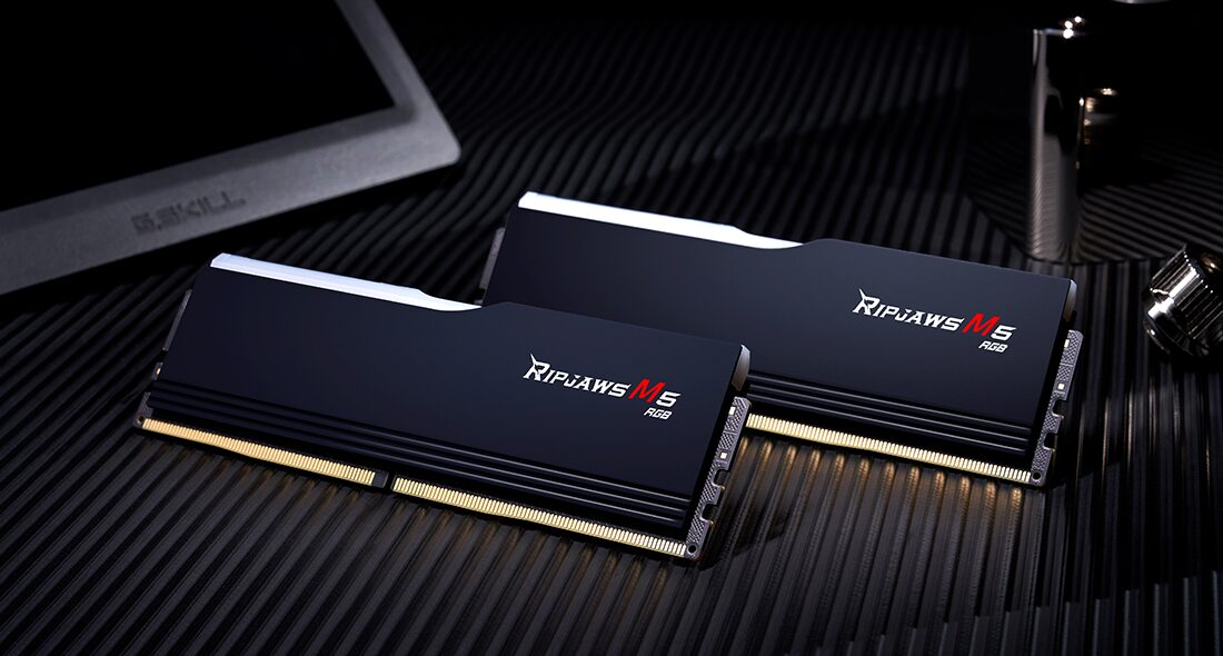 G.Skill Ripjaws M5 RGB 32GB (2x16GB) 5600MHz DDR5 Desktop Memory Kit - Black 5