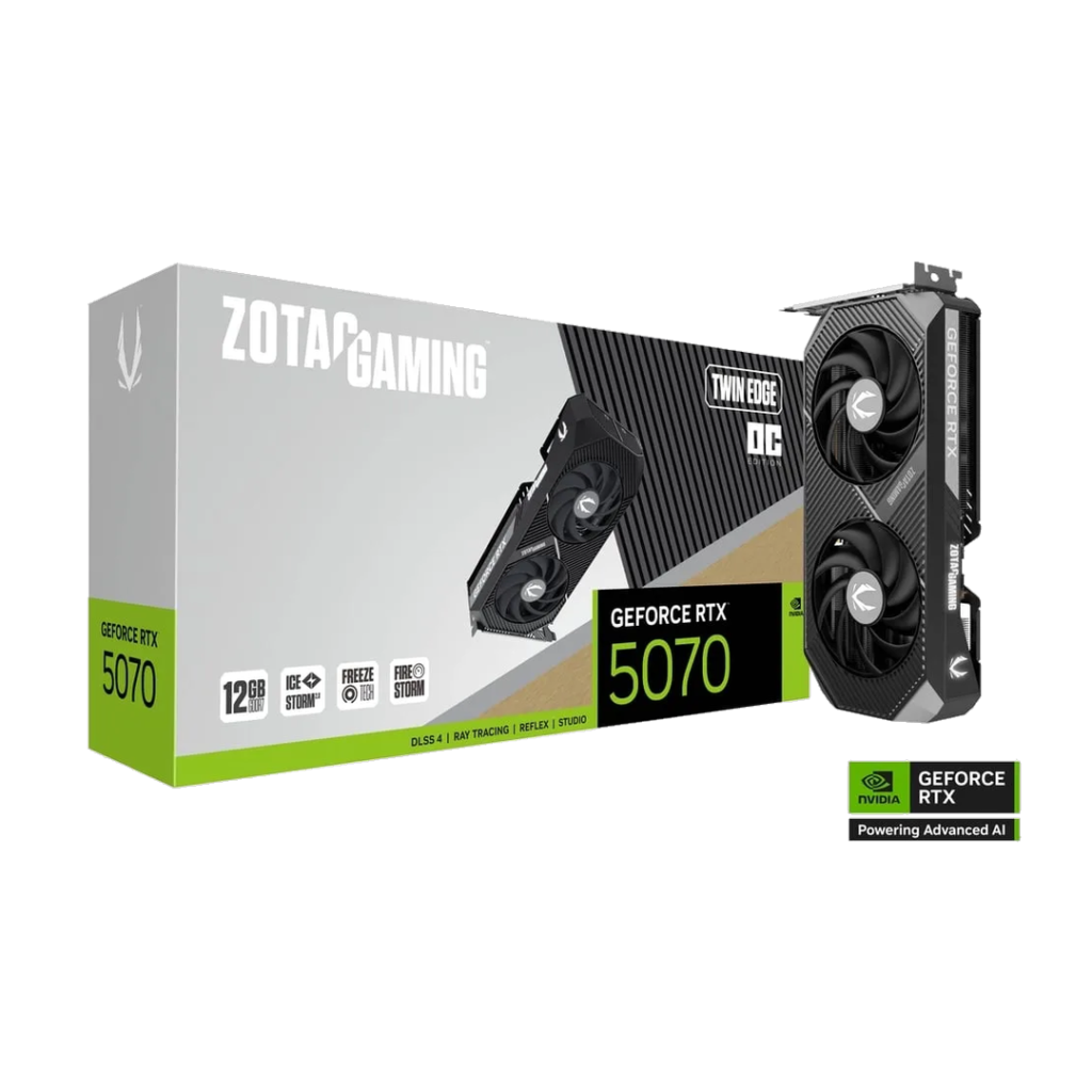 ZOTAC GAMING GeForce RTX 5070 Twin Edge OC 12GB GDDR7