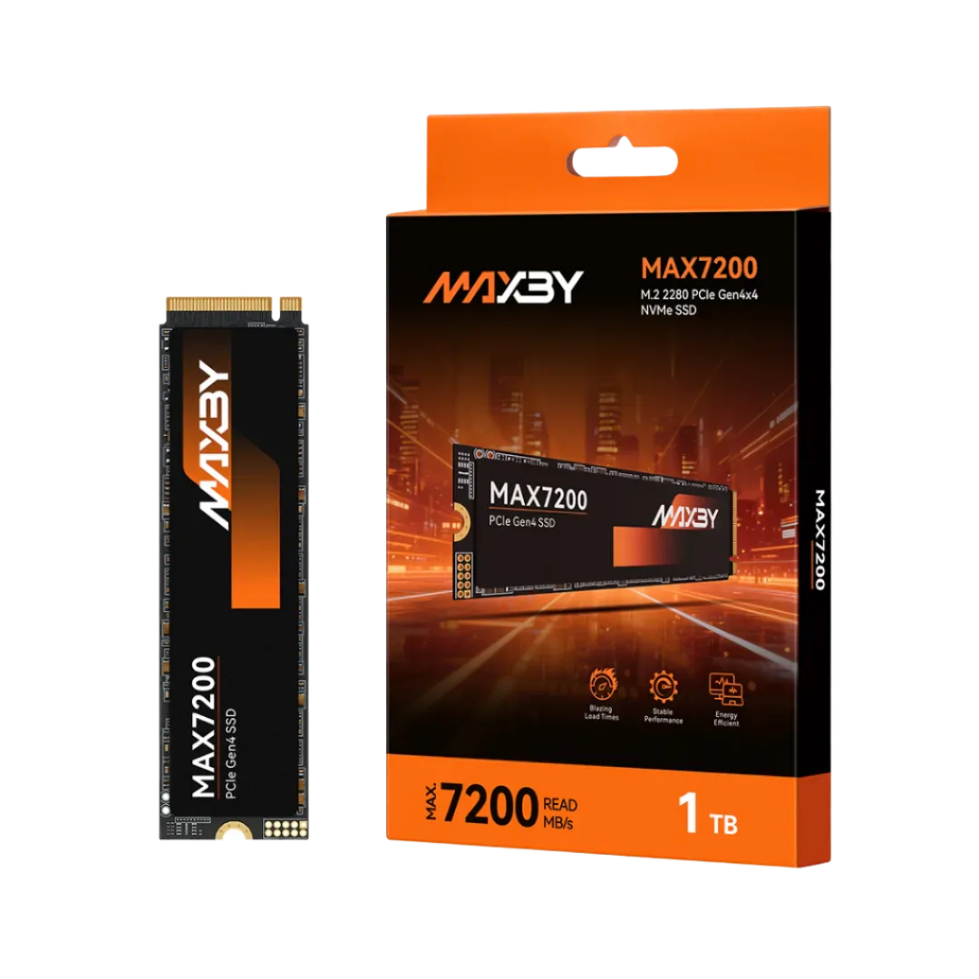 1TB MAXBY MAX7200 PCIe Gen4x4 M.2 NVMe SSD