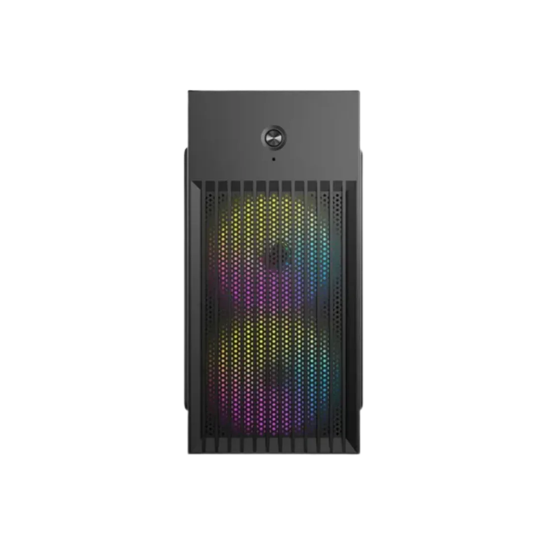 Inplay Lite X220 MATX PC Case w/ 2 RGB Fans (Black)